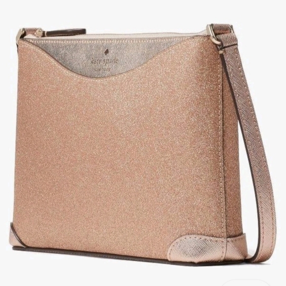 kate spade Handbags - Kate Spade Rosegold Crossbody Bag NWT